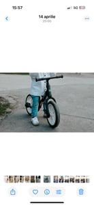 HOMCOM Laufrad Kinderfahrrad Lauflernrad Stützräder Pedale 2-5 Jahre Schwarz Kunden-Foto 1