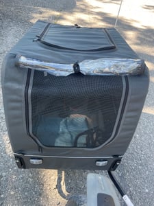 Tiggo VS Pet Large jusqu'à 35 kg Remorque pour chiens Remorque pour vélo pour chiens de taille moyenne et grande Photo du client 1