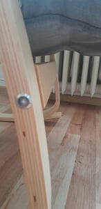 tectake® Schaukelstuhl Onda 67 x 115 x 86 cm Kunden-Foto 2