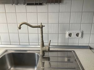 Granitan | RETRO - Küchenarmatur - Flexibler Auslauf - 360° schwenkbar - Schwarz - Messing - Keramikkopf Kunden-Foto 1