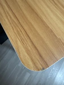 Verstellbarer, tragbarer Arbeitstisch aus Holz mit Rollen, höhenverstellbar bis 90 cm, vielseitig einsetzbar - EVOSTUL Kunden-Foto 20
