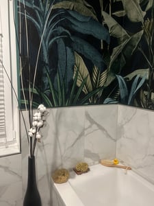 Natürliche Baumwollpflanze, dekorativer Zweig, Restaurant, Wohnzimmer, Dekoration, 53 cm Kunden-Foto 1
