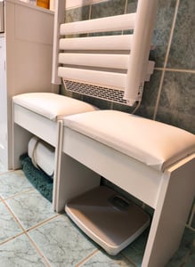 Aga Schminktisch Hocker MRDT14 Mattweiß Kunden-Foto 1