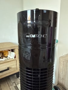 Clatronic Ventilator mit Schwenkfunktion | Standventilator m. Timer | Turmventilator 3 Stufen | sehr leise |  78cm | TVL 3770 schwarz Kunden-Foto 5