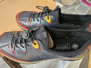 Rieker Damen Slipper Echtleder schwarz, Damen:40 EU Kunden-Foto 1