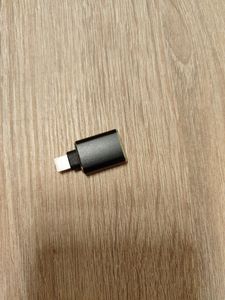 USB A auf Lightning Adapter OTG für iPhone iPad USB-Stick Kamera Daten Schnell Laden 3.0 Schwarz Kunden-Foto 2