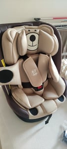 BUF BOOF® P100 Siège auto i-Size R129 40–150 cm, pivotant à 360°, ISOFIX, protection latérale, inclinaison jusqu'à 165°, BlackJeans Photo du client 1