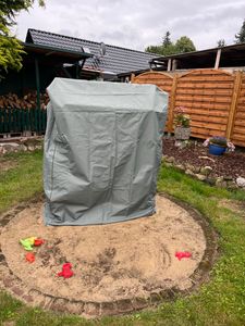 Schutzhülle Für Hollywoodschaukel – 160x120x170 Cm, Wasserdicht Aus 210D Oxford-Stoff, Schwarz