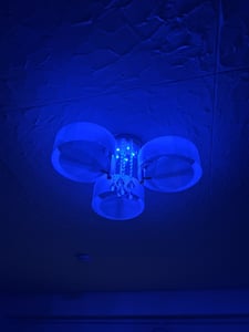Lampa sufitowa, lampa podłogowa, kryształowa lampa wisząca, lampa wisząca, możliwość regulacji jasności, gwint E27, z pilotem, do salonu i sypialni Zdjęcie produktu od klienta nr 2