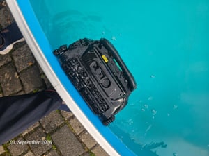 WYBOT B1/OS600 Zwembadrobot 6.5kg, 2u, 100m², App, Driemotor, 180μm Filter Klantenfoto 1