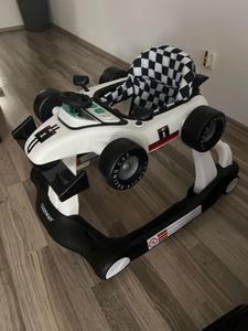 GOPLUS 4-in-1 Lauflernhilfe, Höhenverstellbare & Faltbare Lauflernwagen Tragkraft bis zu 15 kg,  Gehfrei mit Licht Musik  für Kinder von 6-18 Monaten (Gelb) Kunden-Foto 3