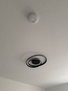 Deckenleuchten, LED Deckenleuchte, Ring-Design, Deckenlampe, Stufenlos dimmbar mit Fernbedienung, 45cm, 43W, Wohnzimmerlampe, für Wohnzimmer, Schlafzimmerleuchte, Küche, Esszimmer, Büro, Flur, Balkon, Schwarz Kunden-Foto 5