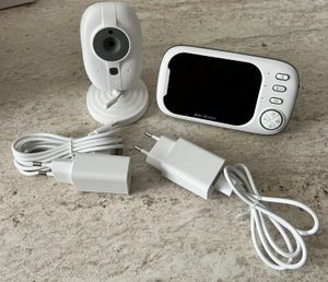 Babyphone mit Kamera 3,5 Zoll Monitor, FHSS Video Babyphone mit Nachtsicht, Gegensprechfunktion, Temperaturüberwachung, VOX Modus, 300 m Reichweite Kunden-Foto 1