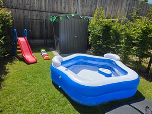 Bestway® Family Pool 262 x 175 x 51 cm, hellblau, eckig Kunden-Foto 1