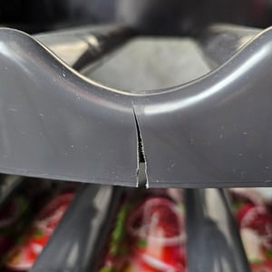 Stojak na butelki Novaliv na 60 butelek | stojak na wino szary | stojak wykonany z wytrzymałego tworzywa sztucznego, sztaplowany (antracyt, 10) Zdjęcie produktu od klienta nr 2