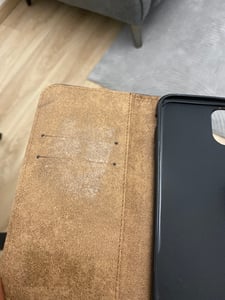 Handy Tasche für Apple iPhone 7 / iPhone 8 Schutzhülle Bookstyle Etui Klapphülle Wallet Flip Cover Case Schwarz Kunden-Foto 1