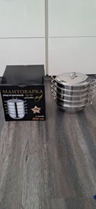 Mantowarka Dampfkocher Ø28 cm Dampfgarer 6 Tlg Induktion Kunden-Foto 1