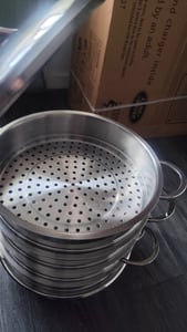 Mantowarka Dampfkocher Ø28 cm Dampfgarer 6 Tlg Induktion Kunden-Foto 4