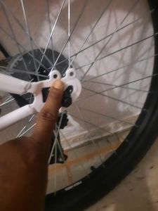 HILAND Rocket 20 Zoll Kinderfahrrad Mountainbike Kinder MTB für Jungen und Mädchen mit Shimano 6 Gang Schaltung Licht Gepäckträger, Weiß Kunden-Foto 23