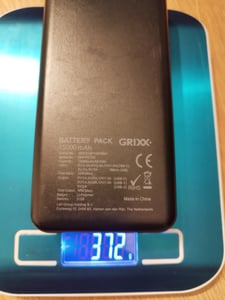 Solar Powerbank 30000mAh mit LED Licht, 2 Outputs Power Bank, Solar Ladegerät, Power Bank für Smartphones, schwarz Kunden-Foto 4