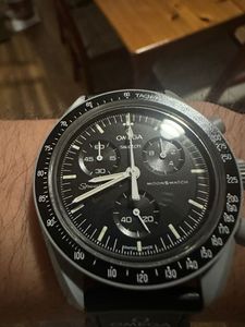 Swatch Omega Moonswatch Mission to the Moon Kunden-Foto 1