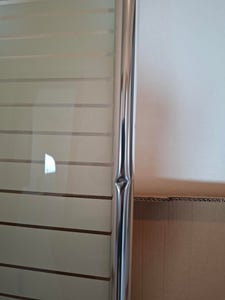 140x80 Duschabtrennung Badewannenaufsatz Faltwand Badewanne Badewannenfaltwand Kunden-Foto 5