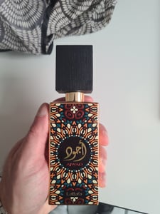 Lattafa Hayaati, Pánské, 100 ml, Tekutý parfém, Nutmeg, Pink Pepper, Ginger and Bergamot, Incense, Cedar, Labdanum and Woody Notes, Amber, Musk and Ambergris Fotografie od zákazníka č. 2