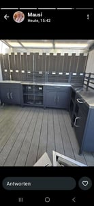 sweeek - Outdoor-Küche mit 4 Stahlelementen - Schwarz Kunden-Foto 1