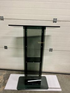 VEVOR leggio leggio 685 x 330 x 1198 mm, podio con ampia superficie di lettura e ripiano portaoggetti, scrivania in piedi per chiesa, ufficio, scuola, podio nero capacità di carico 30 kg Foto del cliente 2