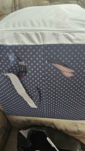 Faltbare Aufbewahrungsbox mit Fenster, Kleiderbox für Kleiderschrank Kunden-Foto 2