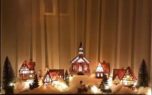 LED Glocke Fensterlicht Weihnachtsdeko Lichterkette Batterie Hängende Weihnachten Fenster Deko mit Sauger Kunden-Foto 1