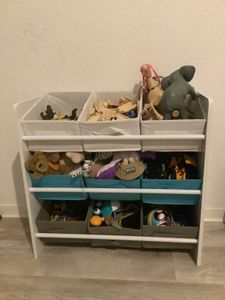 SONGMICS Dětský regál Komoda na hračky Dětský regál s 9 úložnými boxy Fotografie od zákazníka č. 1