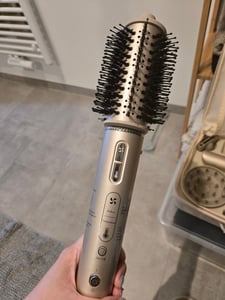 MCURO Warmluftbürste 7-in-1 Multihaarstyler 110000 U/Min,Lockenstab Auto-Wrap Ionen Föhn Airstyler,Hairstyler,Haartrockner,Lockenstab & Glätteisen,mit Reisebox Kunden-Foto 4