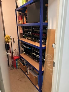 Steckregal Werkstattregal 2000x1000x600 mm, 5 Ebenen, Farbe verzinkt, Traglast gesamt 900 kg, Kellerregal Schwerlastregal Metallregal Lagerregal Kunden-Foto 1