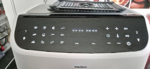 MEDION P20 XXL Heißluftfritteuse mit 2 Kammern (8,7 Liter, Airfryer, 2.600 Watt, Doppelkammer, 10 Automatikprogramme, 2 Schubladen, Sichtfenster, Dualer Airfryer, ILAG PFAS-frei, MD11760) matt weiß Kunden-Foto 2