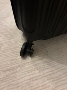 FCH 5er Koffer Set Hartschalenkoffer Koffer Trolley Reisekoffer Kofferset xl mit Bordgepäck als Handgepäck Suitcase 5 teilig Rollkoffer，Kosmetikkoffer Kunden-Foto 9