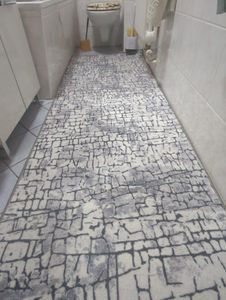 Wohnteppich Aqua rutschfest robust & pflegeleicht 80x400 cm Kunden-Foto 1
