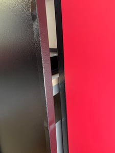 vidaXL Armadio porta attrezzi a 2 ante in acciaio 90x40x180 cm nero/rosso Foto del cliente 3