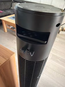 REVENTO® Turmventilator für Schlafzimmer XXL | 116 cm | Leiser Standventilator | Säulenventilator | Ventilator mit Fernbedienung mit Ionisierung Kunden-Foto 2