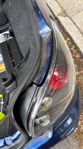Klarglas Rückleuchten Schwarz für Peugeot 206 CC Coupe Cabrio 00-08 Kunden-Foto 3