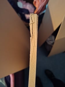 Bituxx Werktisch mit Lochwand und Schublade, Rot, MS-17726 Kunden-Foto 1