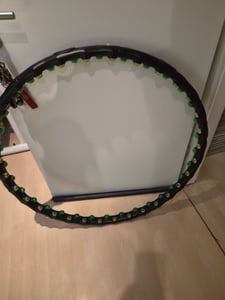 Hula Hoop masážní obruč na cvičení, 110 cm Fotografie od zákazníka č. 2
