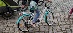 Bergsteiger Atlantis 20 Zoll Kinderfahrrad, geeignet für 6, 7, 8, 9 Jahre, StVZO, Shimano 6 Gang-Schaltung, Mädchen-Fahrrad mit Dynamo-Licht Kunden-Foto 7