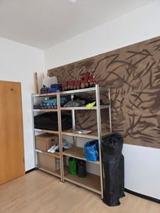 Steckregal 2x Werkstattregal 1800x900x400 mm, 5 Ebenen, verzinkt, Traglast gesamt 875 kg, Kellerregal Schwerlastregal Metallregal Lagerregal Kunden-Foto 3