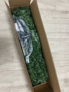 Umelý vianočný stromček COSTWAY 225 cm, jedľa s 1346 PVC ihličkami, kovový stojan a skladací systém, vianočný stromček, umelý vianočný stromček Fotografia od zákazníka č. 9