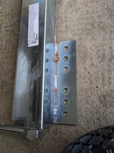 vidaXL Supporti per rimorchio barca doppia ruota set di 2 59-84 cm Foto del cliente 1