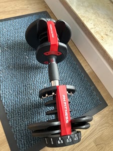 PH Fitness Verstellbare Kurzhantel Smart Series, 2,5-24 kg – 15 Gewichtsstufen, Drehsystem, platzsparend | Ideal für Krafttraining und Heimfitnessstudio Kunden-Foto 5