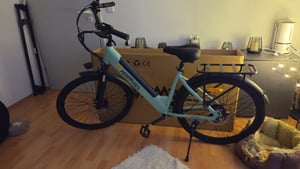 HillMiles e-bike, een stadsfiets en een e-Hollandbike, met een 36V 13Ah batterij voor een actieradius van 80-100 km, SHIMANO 7 versnellingen Klantenfoto 2