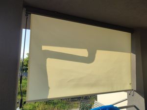 tectake® Senkrechtmarkise Eloise verschiedene Größen inkl. Wandhaltern Kunden-Foto 2