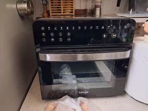 XXL Heißluftfritteuse mit 2 unabhängigen Kammern – 12L Fassungsvermögen, 2600W, 10 Garmodi, Sichtfenster zur Garbeobachtung Kunden-Foto 1